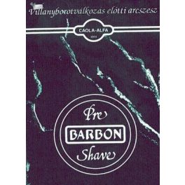 Barbon villany borotválkozás előtti szesz - tisztító és fertőtlenítő hajápolási termék