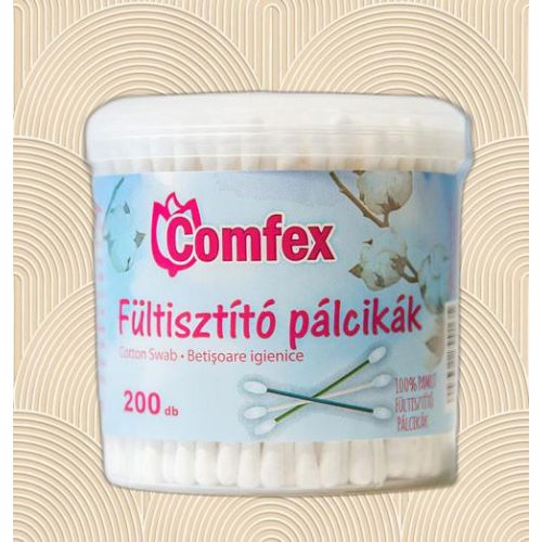 Comfex Fültisztító 200db - Fültisztító pálcikák