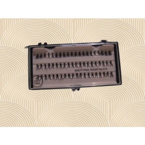 Műszempilla tincs.short csomomentes - természetes hatás