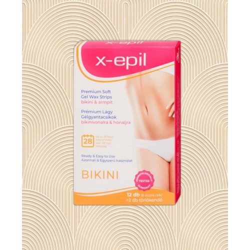 X-Epil gélgyantacsík bikini - szőrtelenítő gyantacsík