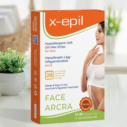 X-epil Gyantacsík Arcra hypoallergén