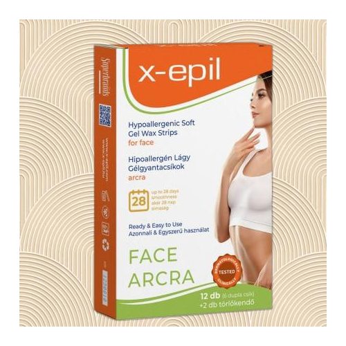 X-epil Gyantacsík Arcra hypoallergén - Gyors és hatékony arcszőrtelenítés