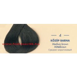 Kallos Color Prestige 4 közép barna hajfesték