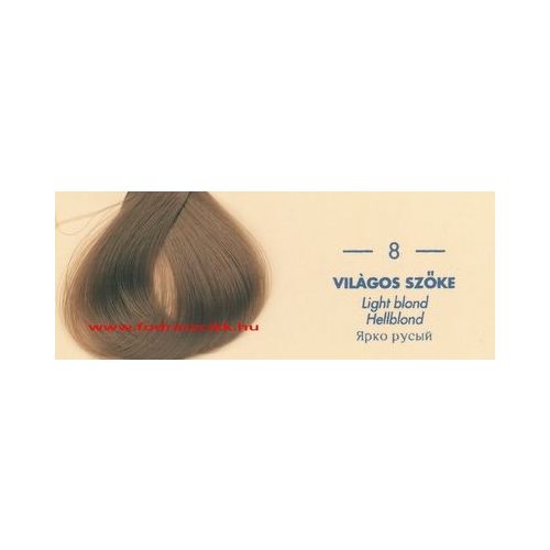 Kallos Color Prestige 8 világos szőke hajfesték