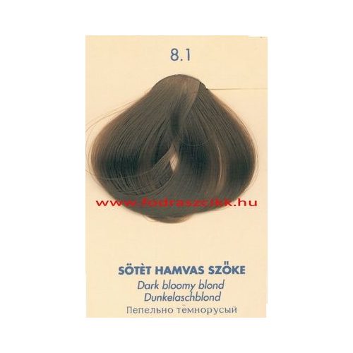 Kallos Color Prestige 8.1 sötét hamvas szőke hajfesték