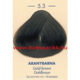 Kallos Color Prestige 5.3 aranybarna hajfesték - intenzív aranybarna árnyalat