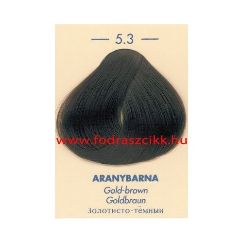 Kallos Color Prestige 5.3 aranybarna hajfesték - intenzív aranybarna árnyalat