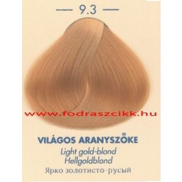 Kallos Color Prestige 9.3 világos aranyszőke hajfesték