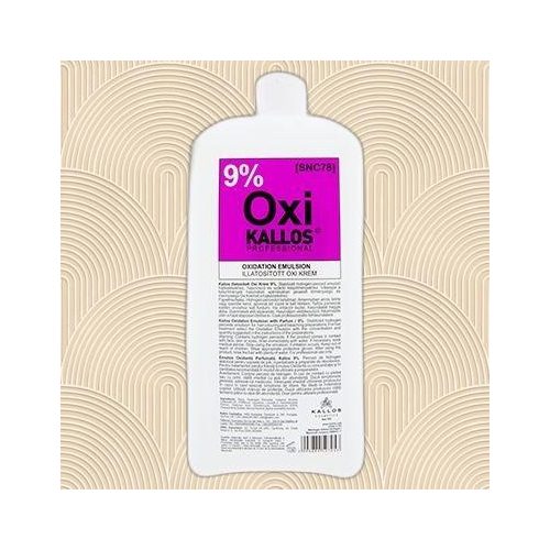 Kallos oxi 9% 1L - Professzionális oxidálószer
