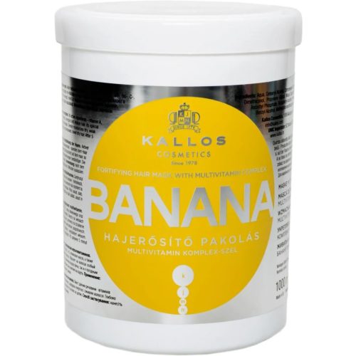 KJMN Banán Hajpakoló 1000ml - termékfotó