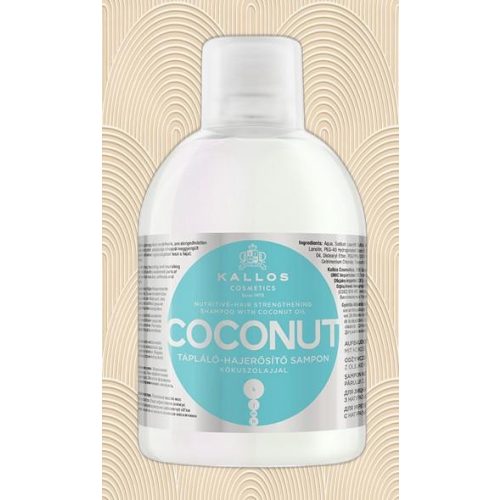Kallos Coconut Tápláló hajerősítő sampon 1l