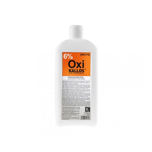 Kallos Oxi 6% 1L - Professzionális hajfesték-oxidáló krém