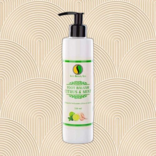 SaraB.Lábápoló Menta, citrus 250ml - frissítő lábápoló krém