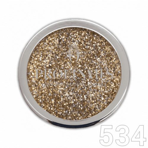 Profinails kozmetikai glitter 534 - ezüstös glitter műköröm kiegészítő