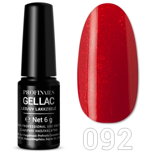 Profinails gel lac 6g 92 - tartós gél lakk divatos 92-es árnyalatban