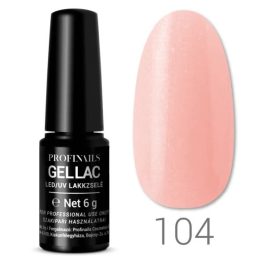 Profinails gel lac 6g 104 - Csillogó ezüst színű gél lakk