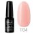 Profinails gel lac 6g 104 - Csillogó ezüst színű gél lakk