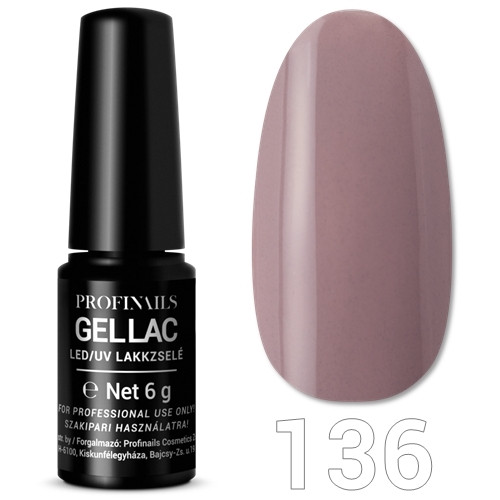 Profinails gel lac 6g 136 műkörömzselé