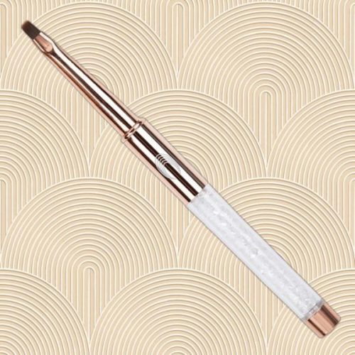 PN RoseGold zselés ecset 4#lapos - műköröm ecset