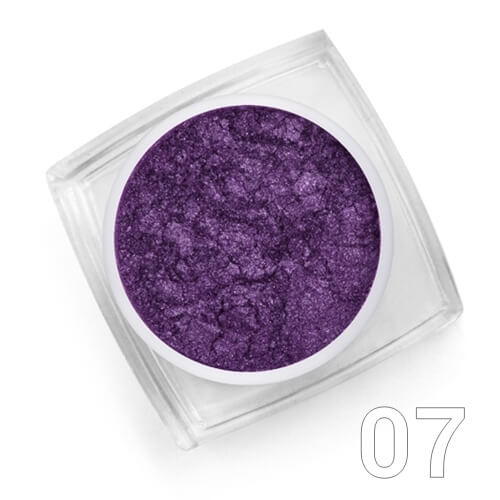 Moyra pigment por 07 - elegáns ezüst pigment por