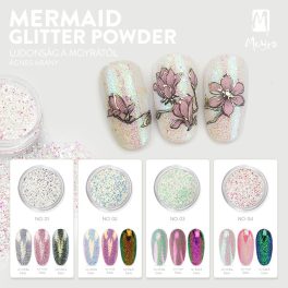 Moyra glitter fénypor 04 - csillogó ezüst árnyalat