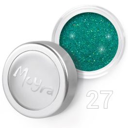 Moyra glitter powder 27 - csillogó por a körmök számára