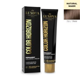 Luxoya hajfesték 7.0/7NV 60ml - Ragyogó világosbarna árnyalat