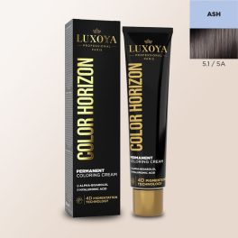 Luxoya hajfesték 5.1 60ml - elegáns hamvas barna szín