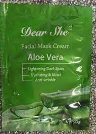 DearShe arcpakolás Aloe Vera