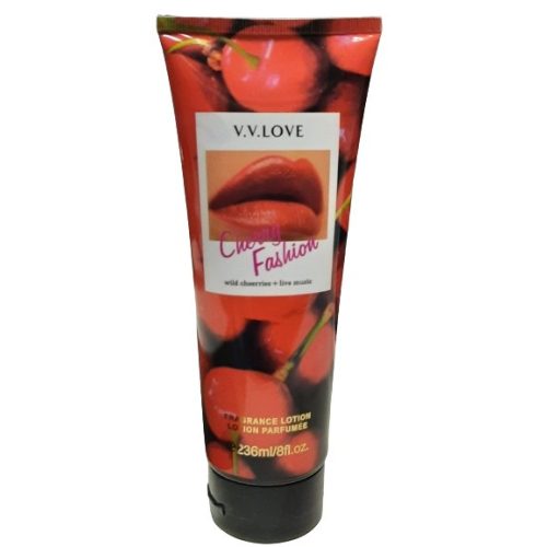 V.V.Love Testápoló 236ml Cherry - Frissítő cseresznye illattal