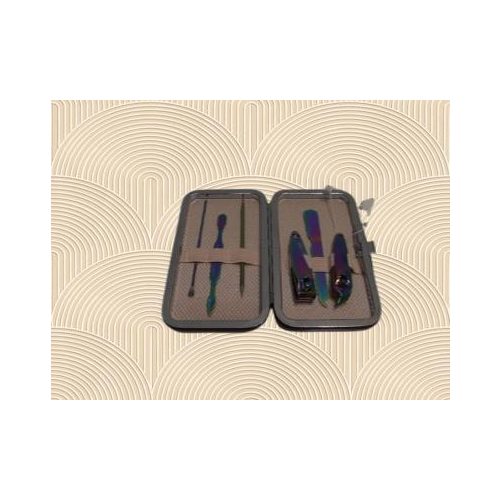 Körömvágó szett 6db 21091001 - Rozsdamentes acél körömvágók fekete tokban