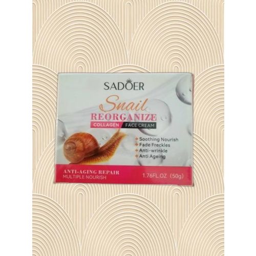 Sadoer arckrém csiga