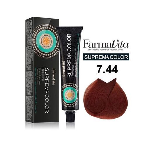 Farmavita suprema hajfesték 7.44 - Ragyogó vörös árnyalat