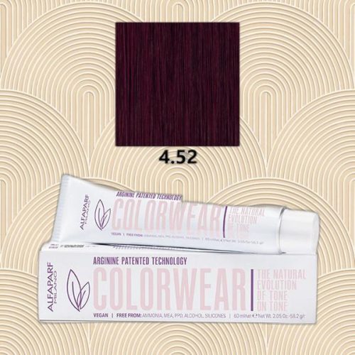 Color Wear hajszí.Vegan 4.52 vörös árnyalatú hajfesték