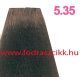 KJMN hajfesték 5.35 100ml Világos barna arany mah - hajfesték