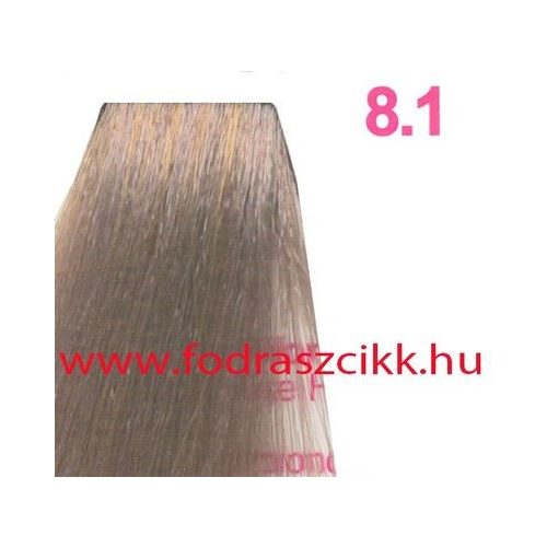 KJMN hajfesték 8.1 100ml Világos szőke hamvas