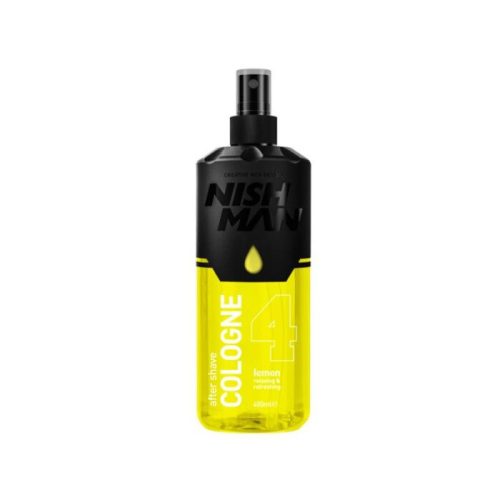 Nish Man After Cologne Lemon 400ml - frissítő citrom illatú kölnivíz férfiaknak