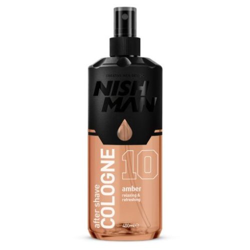 NishMan AfterShave, Amber 400ml - Prémium aftershave férfiaknak