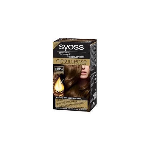Syoss oleo hajfesték 4-60 - intenzív mahagóni árnyalat