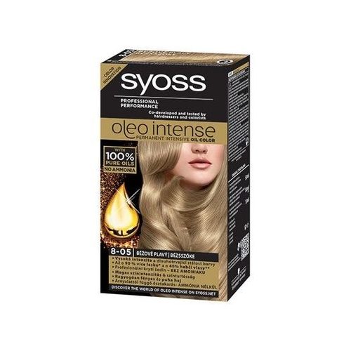 Syoss Oleo Intense hajfesték 8-05 - Intenzív világosbarna árnyalat