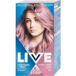 Live Color 105 lila arany rózsa hajfesték