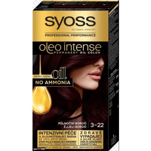 Syoss oleo hajfesték 3-22